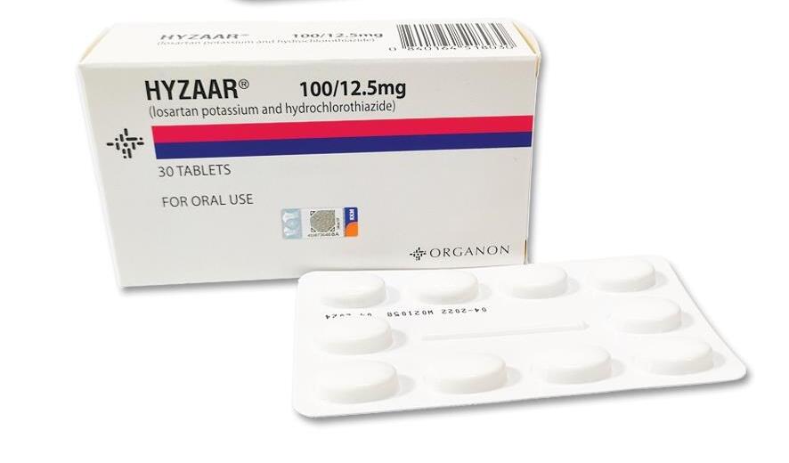 HYZAAR Losartan Potassium / Hydrochlorothiazide 100mg / 12.5mg Tablet ...